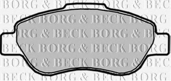 BORG & BECK BBP1914 Комплект тормозных колодок, дисковый тормоз