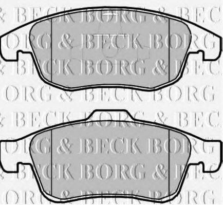 BORG & BECK BBP2069 Комплект тормозных колодок, дисковый тормоз
