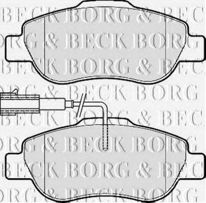 BORG & BECK BBP2149 Комплект тормозных колодок, дисковый тормоз