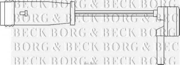 BORG & BECK BWL3001 Сигнализатор, износ тормозных колодок