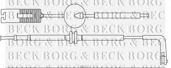BORG & BECK BWL3070 Сигнализатор, износ тормозных колодок