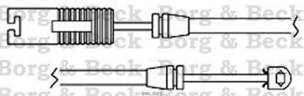 BORG & BECK BWL3085 Сигнализатор, износ тормозных колодок