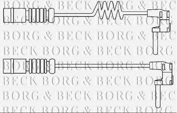 BORG & BECK BWL3103 Сигнализатор, износ тормозных колодок