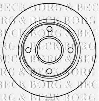 Тормозной диск BORG & BECK BBD4025