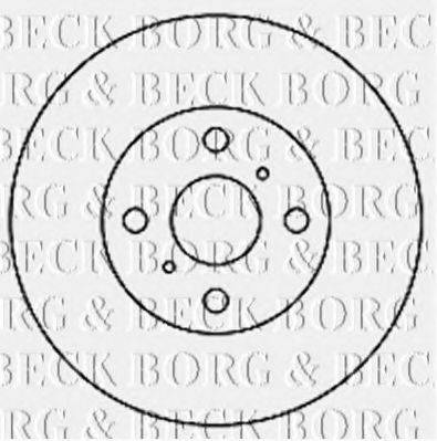Тормозной диск BORG & BECK BBD4167