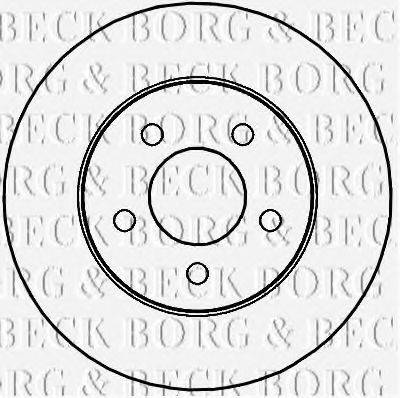 BORG & BECK BBD4277 гальмівний диск