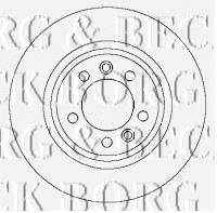 BORG & BECK BBD4444 Тормозной диск