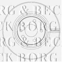 BORG & BECK BBD4509 Тормозной диск