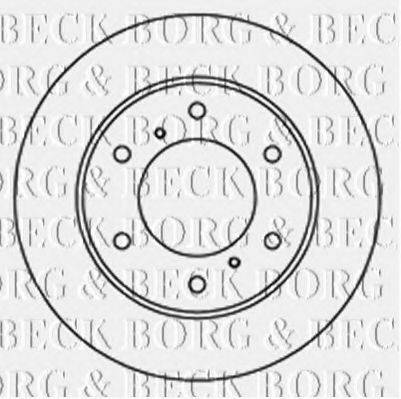 гальмівний диск BORG & BECK BBD4692