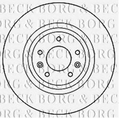 BORG & BECK BBD4706 Тормозной диск