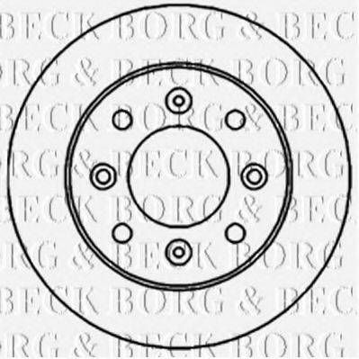 BORG & BECK BBD4713 Тормозной диск