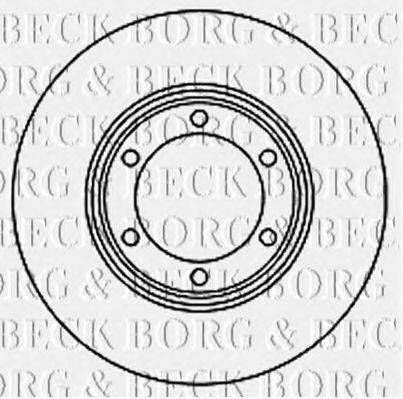 Тормозной диск BORG & BECK BBD4728