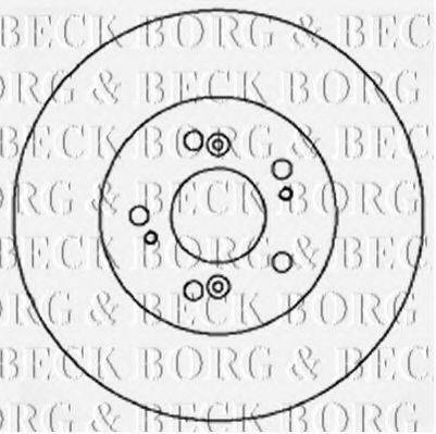Тормозной диск BORG & BECK BBD5176