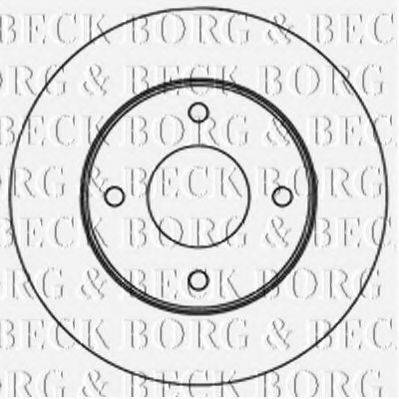 Тормозной диск BORG & BECK BBD5180