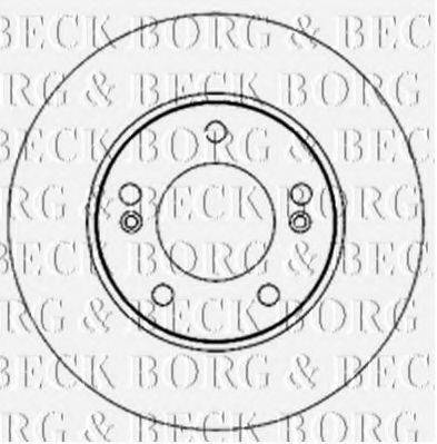 BORG & BECK BBD5189 Тормозной диск