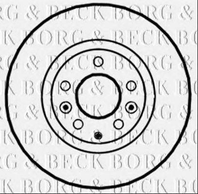 гальмівний диск BORG & BECK BBD5223
