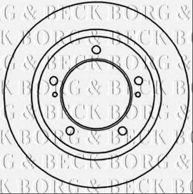 BORG & BECK BBD5251 Тормозной диск