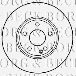 Тормозной диск BORG & BECK BBD5268