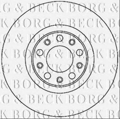BORG & BECK BBD5271 гальмівний диск