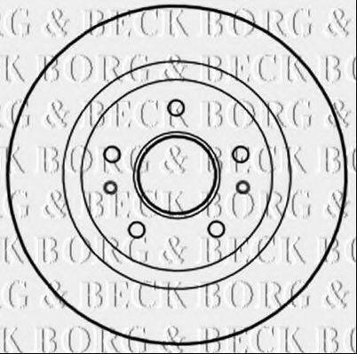 BORG & BECK BBD5277 Тормозной диск