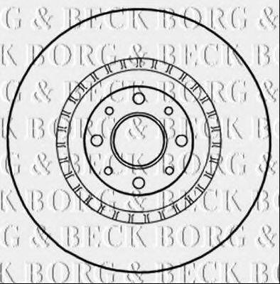 Тормозной диск BORG & BECK BBD5287