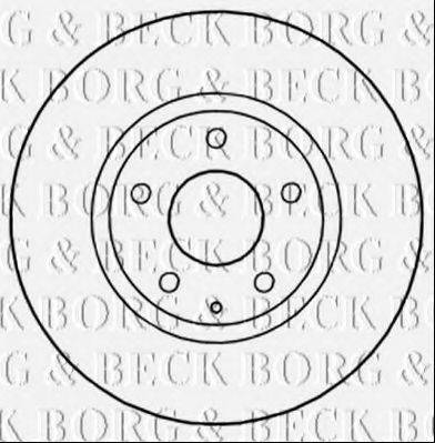BORG & BECK BBD5302 Тормозной диск