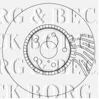BORG & BECK BBD5784S Тормозной диск