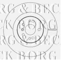 гальмівний диск BORG & BECK BBD5790S