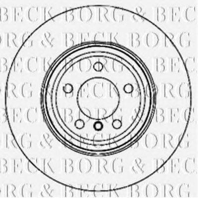 BORG & BECK BBD5938S Тормозной диск