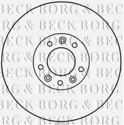 BORG & BECK BBD5969S Тормозной диск