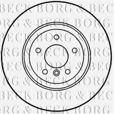 гальмівний диск BORG & BECK BBD5976S