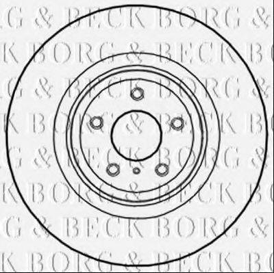 BORG & BECK BBD5987S гальмівний диск