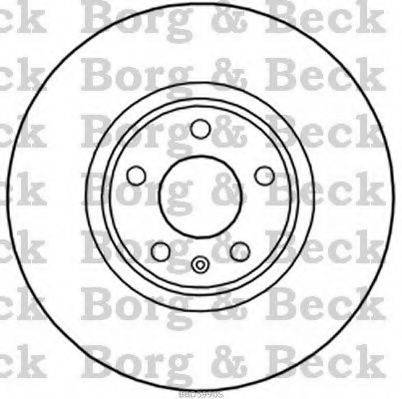 BORG & BECK BBD5990S Тормозной диск