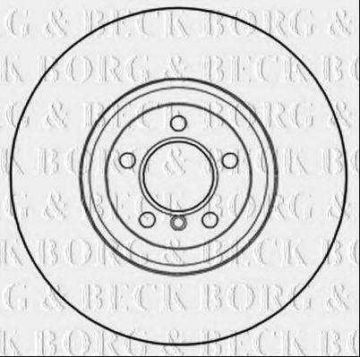 BORG & BECK BBD6018S Тормозной диск