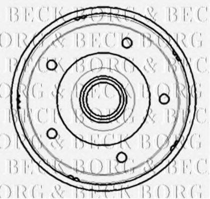 Гальмівний барабан BORG & BECK BBR7194