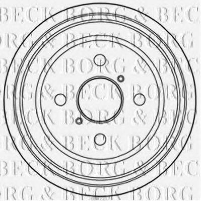 BORG & BECK BBR7217 Тормозной барабан