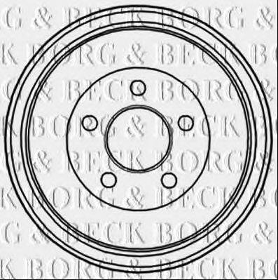BORG & BECK BBR7236 Тормозной барабан