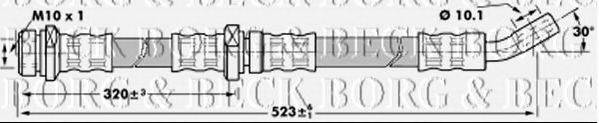 BORG & BECK BBH7200 Тормозной шланг
