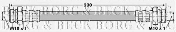 BORG & BECK BBH6815 Тормозной шланг