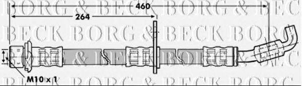 Тормозной шланг BORG & BECK BBH7264