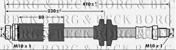 BORG & BECK BBH7293 Тормозной шланг