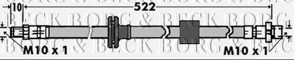 BORG & BECK BBH7397 Тормозной шланг