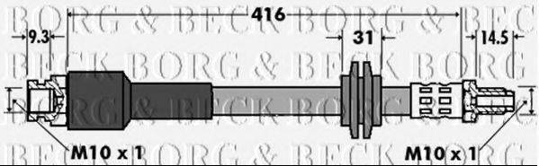 Тормозной шланг BORG & BECK BBH7425