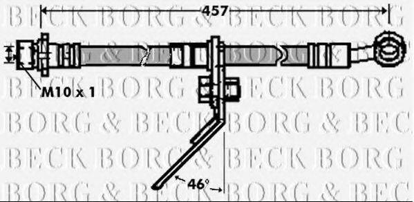 Тормозной шланг BORG & BECK BBH7435