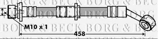 BORG & BECK BBH7437 Тормозной шланг