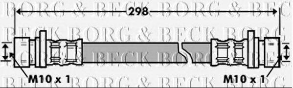 BORG & BECK BBH7447 Тормозной шланг