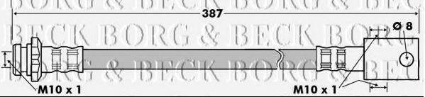 BORG & BECK BBH7510 Тормозной шланг