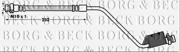 BORG & BECK BBH7631 Тормозной шланг