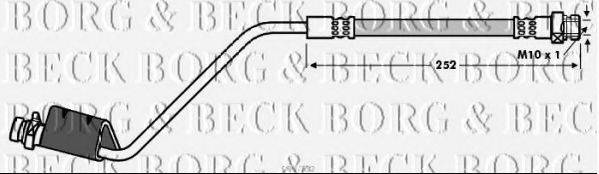 Тормозной шланг BORG & BECK BBH7632