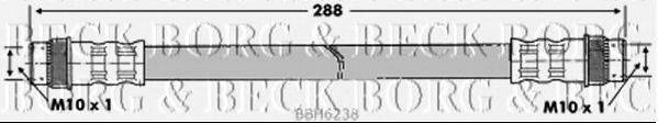 Тормозной шланг BORG & BECK BBH6238